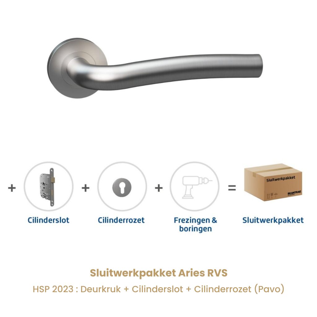 Skantrae Sluitwerkpakket Aries RVS